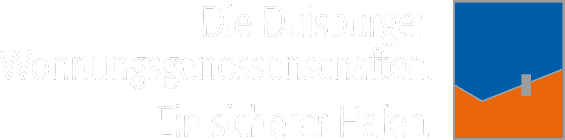 Die Duisburger Wohnungsgenossenschaften. Ein sicherer Hafen.